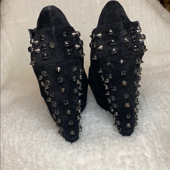 Shoe dazzle studded wedges - Picture 3 of 11